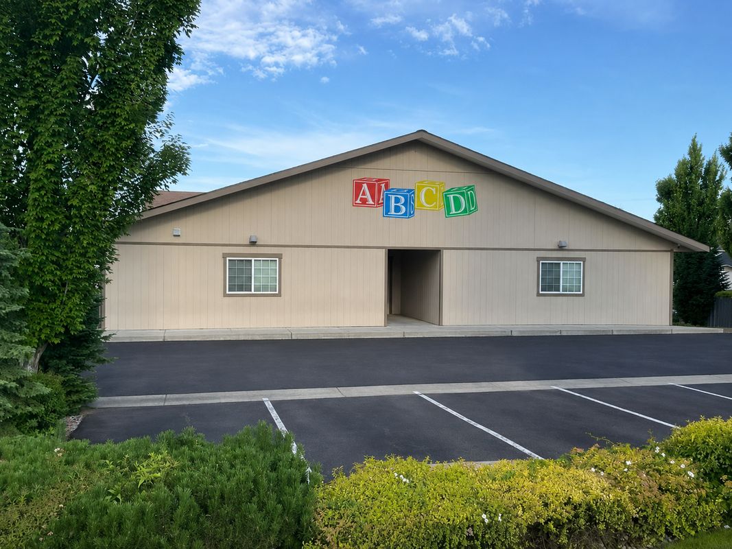 ABCD Daycare building and parking lot in Hayden, Idaho